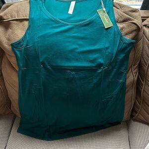 Sosolism Women's Scoop Neck Nursing Tank. Green. Size‎ Large. NWT